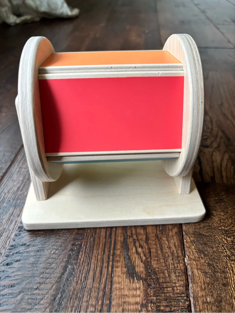 Lovevery spinning rainbow toy from the senser play kit